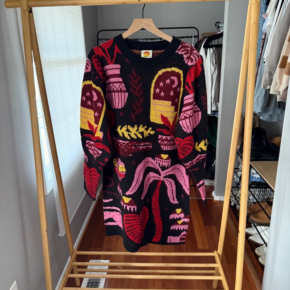 FARM Rio Tropical Magic Sweater Dress - Picture 3 of 10